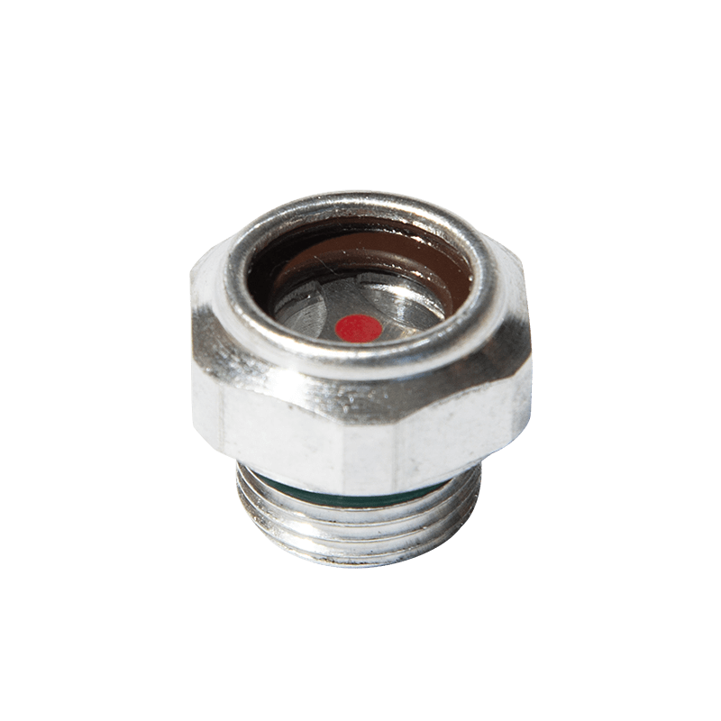 Aluminium oljenivå synglas