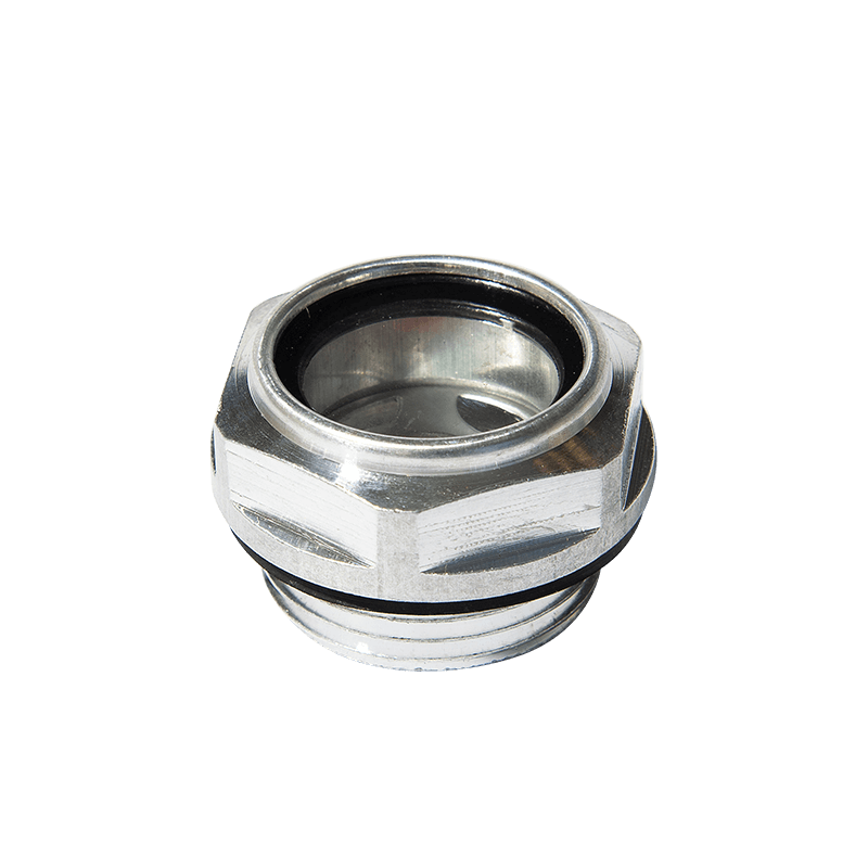 Aluminium oljenivå synglas