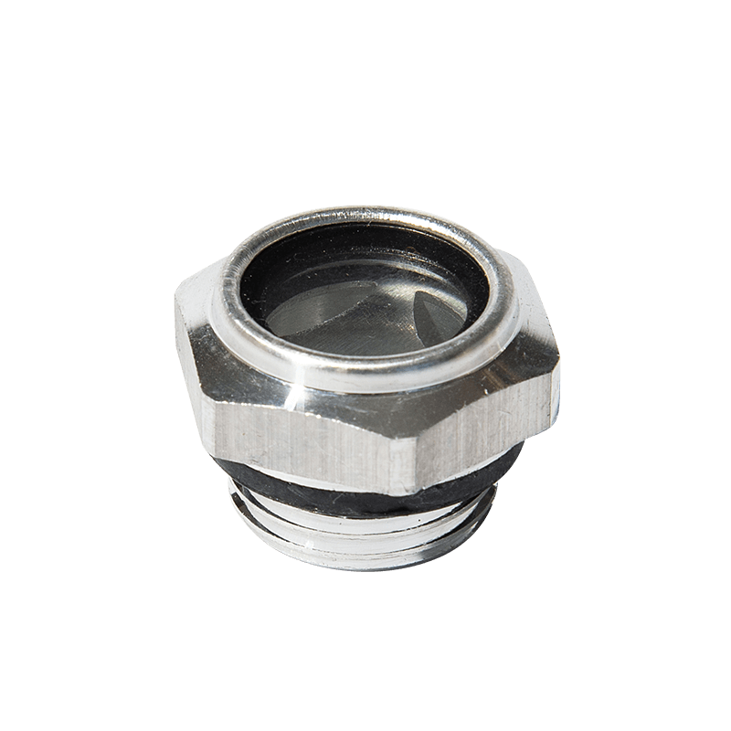 Aluminium oljenivå synglas