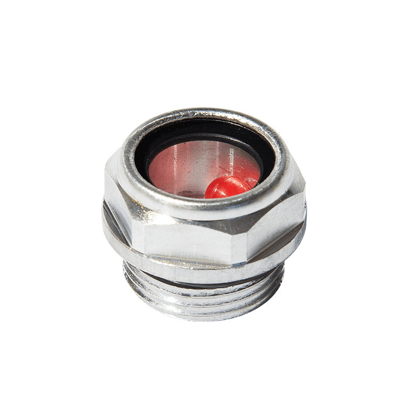 Aluminium oljenivå synglas