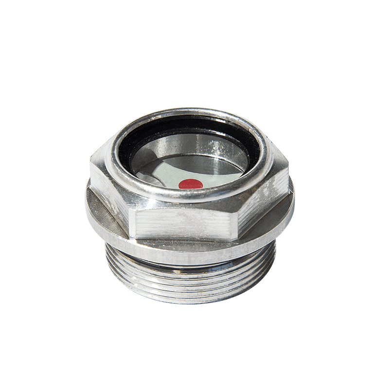 Aluminium oljenivå synglas