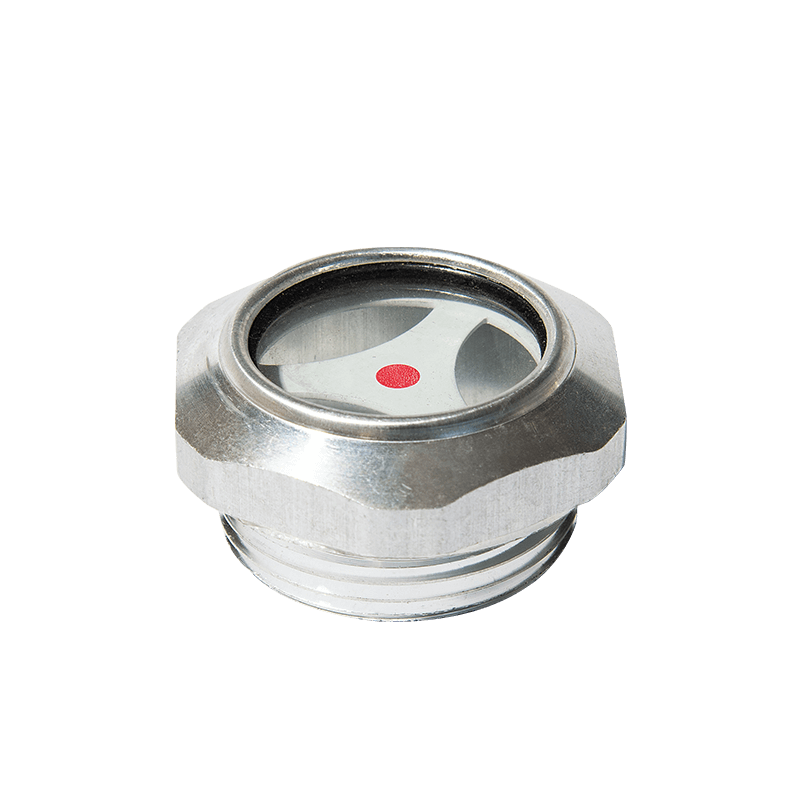 Aluminium oljenivå synglas