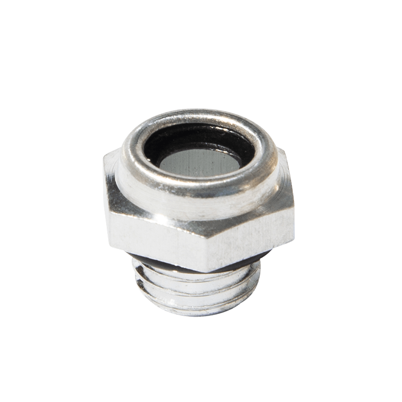 Aluminium oljenivå synglas