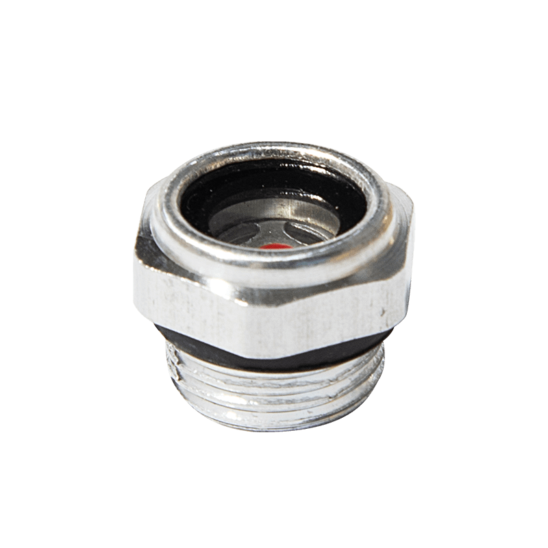 Aluminium oljenivå synglas