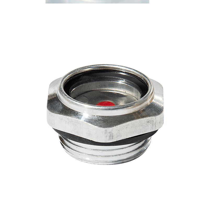 Aluminium oljenivå synglas